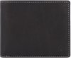 Esquire Dallas Geldbörse Leder 10 cm schwarz