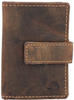 Greenburry Vintage Visitenkartenetui RFID Leder 7 cm brown