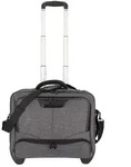 Dermata 2 Rollen Businesstrolley 44 cm Laptopfach grau