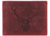Greenburry Vintage Geldbörse Leder 13 cm rusty red