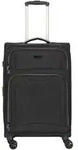 d&n Travel Line 9204 4 Rollen Trolley M 66 cm mit Dehnfalte schwarz
