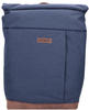 Greenburry Recycled PET Canberra Rucksack 45 cm Laptopfach coral blue