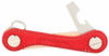 Keykeepa Leather Schlüsselmanager Leder 1-12 Schlüssel nubuk red