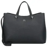 Tommy Hilfiger Emblem Shopper Tasche 38 cm schwarz