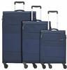 d&n Travel Line 9004 4-Rollen Kofferset 3tlg. blau