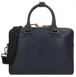 Braun B&uuml;ffel Novara Aktentasche Leder 38 cm Laptopfach blau