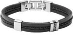 Fossil Armband JF03686040 Leder, Edelstahl 88171683