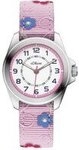 s.Oliver Kinderuhr mit Canvasband in blumigem Design SO-3175-LQ Metall 89228944
