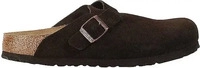 Birkenstock 660463, Birkenstock Boston Weichbettung Veloursleder Schmal Damen