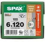 SPAX Justierschraube 6 x 120 - 100 Stk
