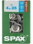 SPAX Spenglerschraube A2 T20 - 20mm - 4,5 x 25 - 75 Stk