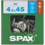 SPAX Spenglerschraube A2 T20 - 20mm - 4,5 x 45 - 80 Stk