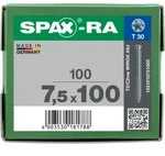 SPAX-RA Zylinderkopf T-STAR plus Vollgewinde WIROX A3J 7,5x100 - 100 Stk
