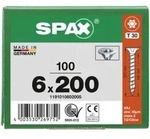 SPAX SENKMULTIKOPF 6x200mm T-STAR PLUS T30 VOLLGEWINDE WIROX 100 Stk