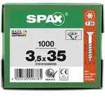 SPAX Senkkopf T-STAR plus - Teilgewinde WIROX A3J T20 - 3,5x35 - 1000 Stk