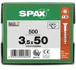 SPAX Senkkopf T-STAR plus - Teilgewinde WIROX A3J T20 - 3,5x50 - 500 Stk