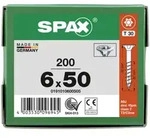SPAX Senkkopf T-STAR plus - Teilgewinde WIROX A3J T30 - 6x50 - 200 Stk