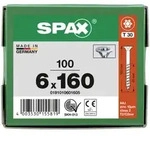SPAX Senkkopf T-STAR plus - Teilgewinde WIROX A3J T30 - 6x160 - 100 Stk