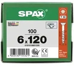 SPAX Senkkopf T-STAR plus - Teilgewinde WIROX A3J T30 - 6x120 - 100 Stk