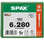 SPAX Senkkopf T-STAR plus - Teilgewinde WIROX A3J T30 - 6x280 - 100 Stk