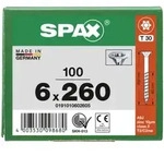 SPAX Senkkopf T-STAR plus - Teilgewinde WIROX A3J T30 - 6x260 - 100 Stk