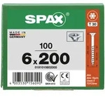 SPAX Senkkopf T-STAR plus - Teilgewinde WIROX A3J T30 - 6x200 - 100 Stk