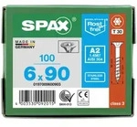 SPAX Senkkopf T-STAR plus - Teilgewinde Edelstahl rostfrei A2 1.4567 T30 - 6x90 - 100