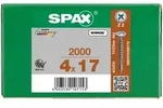 SPAX R&uuml;ckwandschraube Kreuzschlitz Z 4CUT Vollgewinde WIROX A3J 4x17 - 2000 Stk
