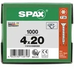 SPAX Senkkopf T-STAR plus - Vollgewinde WIROX A3J T20 - 4x20 - 1000 Stk
