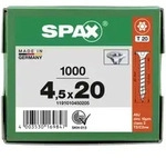 SPAX Senkkopf T-STAR plus - Vollgewinde WIROX A3J T20 - 4,5x20 - 1000 Stk