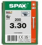 SPAX Senkkopf T-STAR plus - Vollgewinde WIROX A3J T10 - 3x30 - 200 Stk