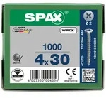 SPAX Senkkopf Kreuzschlitz Z - Vollgewinde WIROX A3J PZ2 - 4x30 - 1000 Stk
