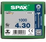 SPAX Senkkopf Kreuzschlitz Z - Teilgewinde WIROX A3J PZ2 - 4x30 - 1000 Stk