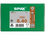 SPAX R&uuml;ckwandschraube Kreuzschlitz Z 4CUT Vollgewinde WIROX A3J 5x40 - 1000 Stk