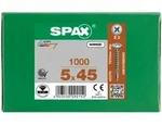 SPAX R&uuml;ckwandschraube Kreuzschlitz Z 4CUT Vollgewinde WIROX A3J 5x45 - 1000 Stk