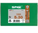 SPAX R&uuml;ckwandschraube Kreuzschlitz Z 4CUT Vollgewinde WIROX A3J 5x30 - 1000 Stk