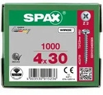 SPAX Halbrundkopf Kreuzschlitz Z 4CUT Vollgewinde WIROX A3J 4x30 - 1000 Stk
