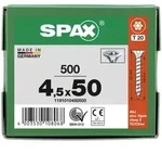 SPAX Senkkopf T-STAR plus - Vollgewinde WIROX A3J T20 - 4,5x50 - 500 Stk