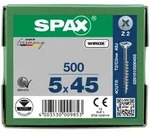 SPAX Senkkopf Kreuzschlitz Z - Teilgewinde WIROX A3J PZ2 - 5x45 - 500 Stk