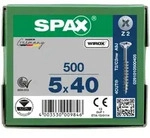 SPAX Senkkopf Kreuzschlitz Z - Teilgewinde WIROX A3J PZ2 - 5x40 - 500 Stk