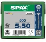 SPAX Senkkopf Kreuzschlitz Z - Teilgewinde WIROX A3J PZ2 - 5x50 - 500 Stk