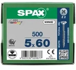 SPAX Senkkopf Kreuzschlitz Z - Teilgewinde WIROX A3J PZ2 - 5x60 - 500 Stk
