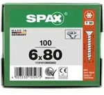 SPAX Senkkopf T-STAR plus - Vollgewinde WIROX A3J T30 - 6x80 - 100 Stk