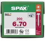 SPAX Halbrundkopf T-STAR plus 4CUT Vollgewinde Galvanisch blank verzinkt A2J...