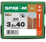 SPAX-M Senkkopf T-STAR plus - Kleiner Fr&auml;skopf Teilgewinde WIROX A3J T15 - 3,5x40 -