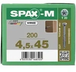 SPAX-M Senkkopf T-STAR plus - Kleiner Fr&auml;skopf Teilgewinde WIROX A3J T20 - 4,5x45 -