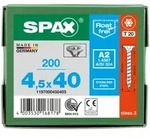 SPAX Senkkopf T-STAR plus - Vollgewinde Edelstahl rostfrei A2 1.4567 T20 - 4,5x40 -