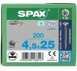 SPAX Senkkopf T-STAR plus - Vollgewinde Edelstahl rostfrei A2 1.4567 T20 - 4,5x25 -