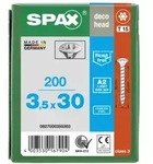 SPAX Linsensenkkopf T-STAR plus 4CUT Vollgewinde Edelstahl rostfrei A2 1.4567 -