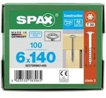 SPAX Tellerkopf 6 mm T-STAR plus 4CUT Teilgewinde Edelstahl rostfrei A2 1.4567 6x140